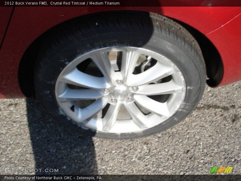 Crystal Red Tintcoat / Medium Titanium 2012 Buick Verano FWD