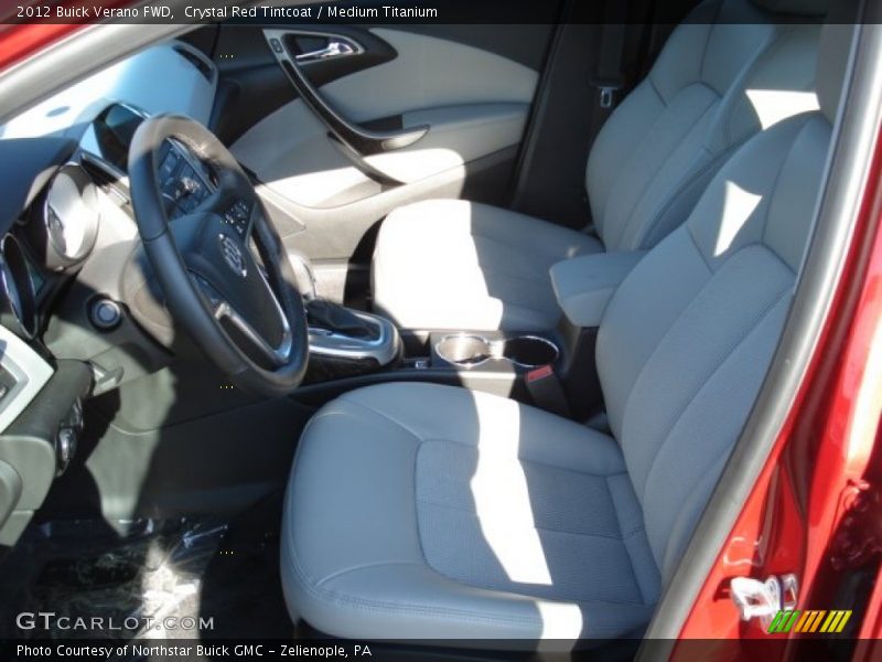 Crystal Red Tintcoat / Medium Titanium 2012 Buick Verano FWD