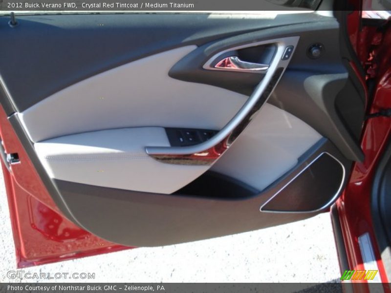 Crystal Red Tintcoat / Medium Titanium 2012 Buick Verano FWD