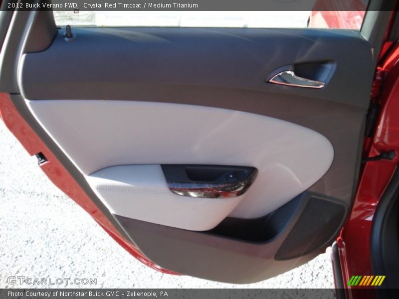 Crystal Red Tintcoat / Medium Titanium 2012 Buick Verano FWD