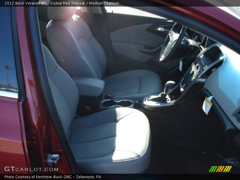 Crystal Red Tintcoat / Medium Titanium 2012 Buick Verano FWD