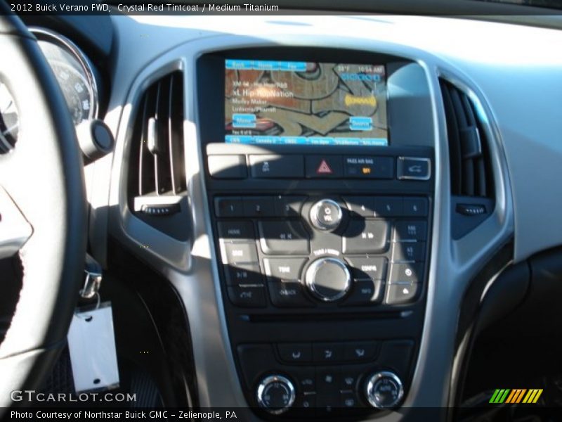 Crystal Red Tintcoat / Medium Titanium 2012 Buick Verano FWD