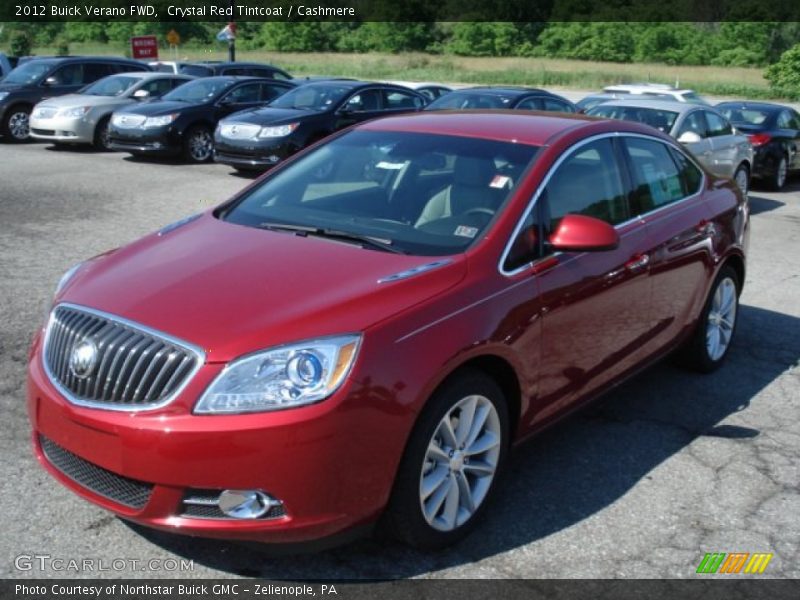 Crystal Red Tintcoat / Cashmere 2012 Buick Verano FWD