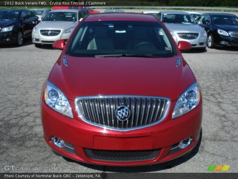 Crystal Red Tintcoat / Cashmere 2012 Buick Verano FWD