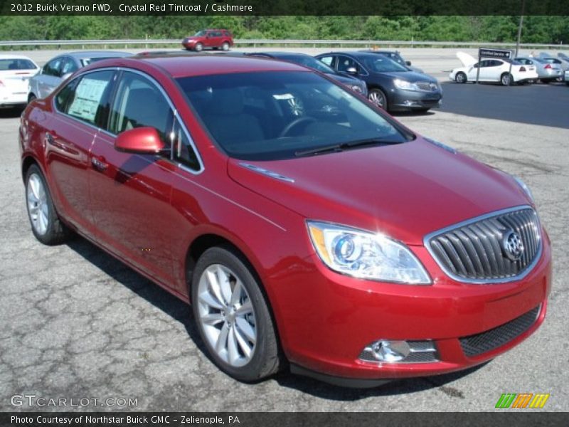 Crystal Red Tintcoat / Cashmere 2012 Buick Verano FWD