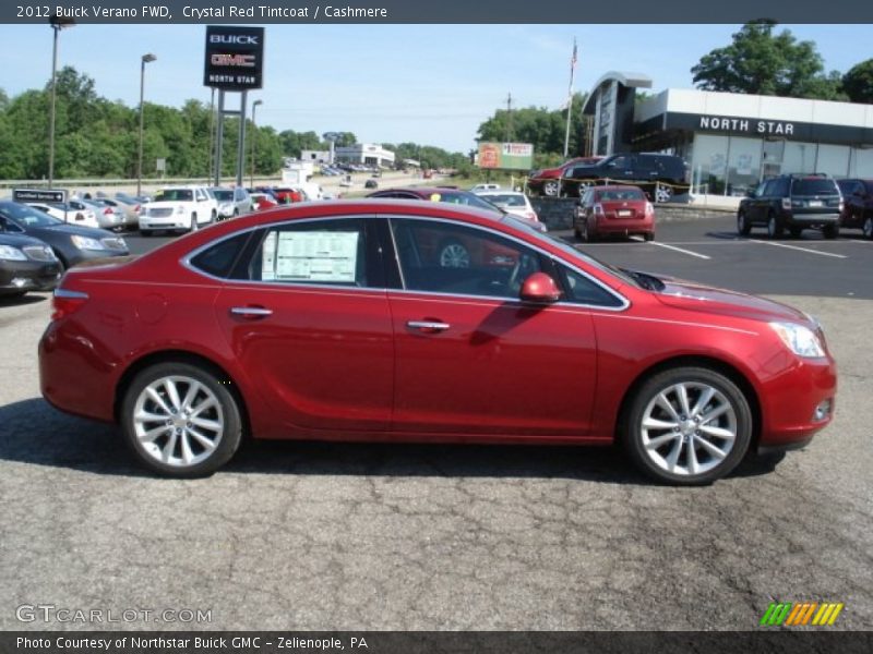 Crystal Red Tintcoat / Cashmere 2012 Buick Verano FWD