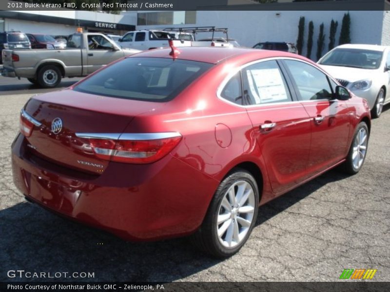 Crystal Red Tintcoat / Cashmere 2012 Buick Verano FWD