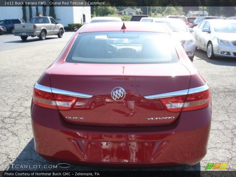 Crystal Red Tintcoat / Cashmere 2012 Buick Verano FWD