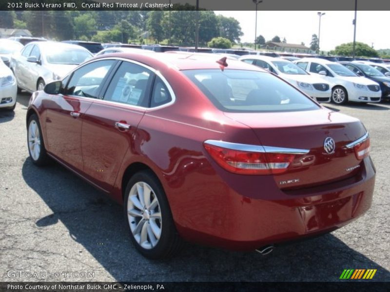 Crystal Red Tintcoat / Cashmere 2012 Buick Verano FWD