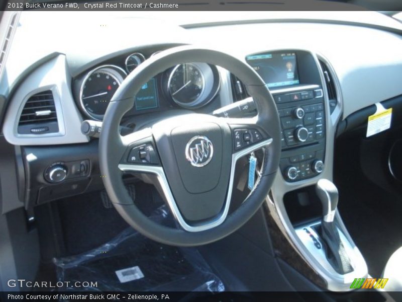 Crystal Red Tintcoat / Cashmere 2012 Buick Verano FWD