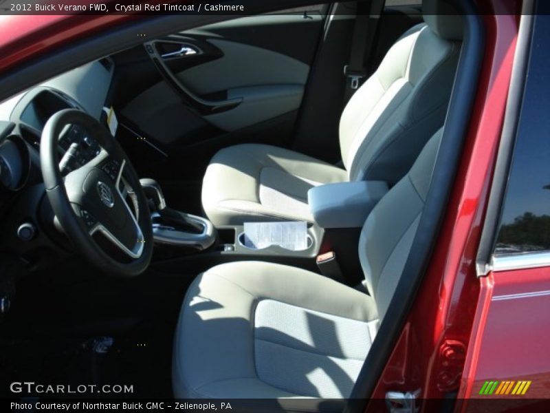 Crystal Red Tintcoat / Cashmere 2012 Buick Verano FWD