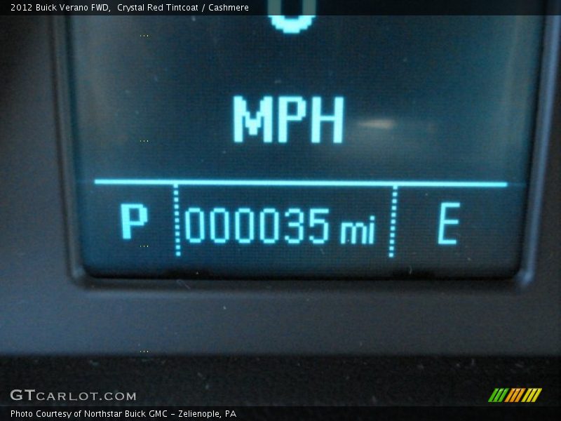 Crystal Red Tintcoat / Cashmere 2012 Buick Verano FWD