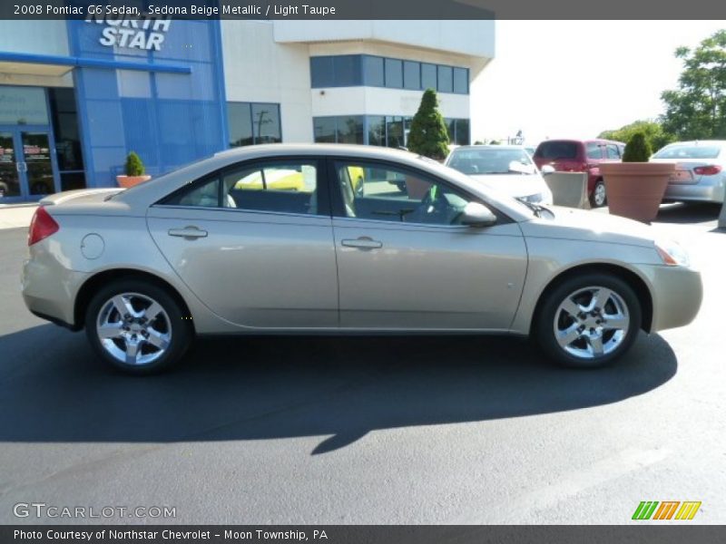 Sedona Beige Metallic / Light Taupe 2008 Pontiac G6 Sedan