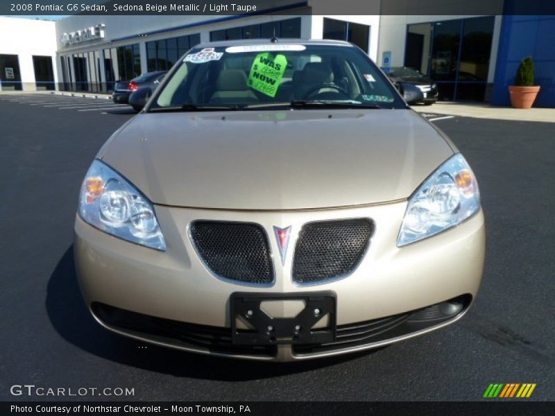 Sedona Beige Metallic / Light Taupe 2008 Pontiac G6 Sedan