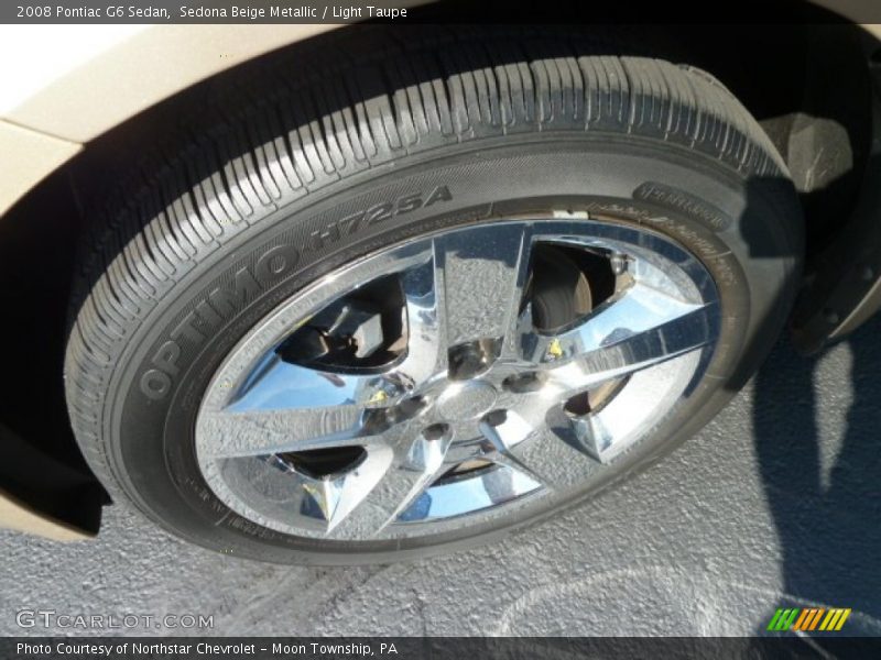 Sedona Beige Metallic / Light Taupe 2008 Pontiac G6 Sedan