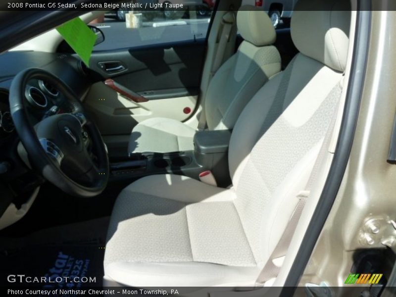 Sedona Beige Metallic / Light Taupe 2008 Pontiac G6 Sedan