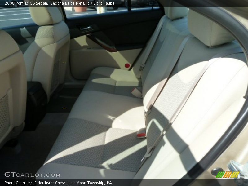Sedona Beige Metallic / Light Taupe 2008 Pontiac G6 Sedan