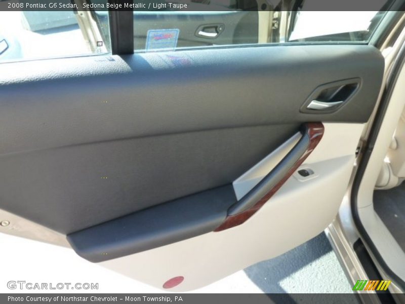 Sedona Beige Metallic / Light Taupe 2008 Pontiac G6 Sedan