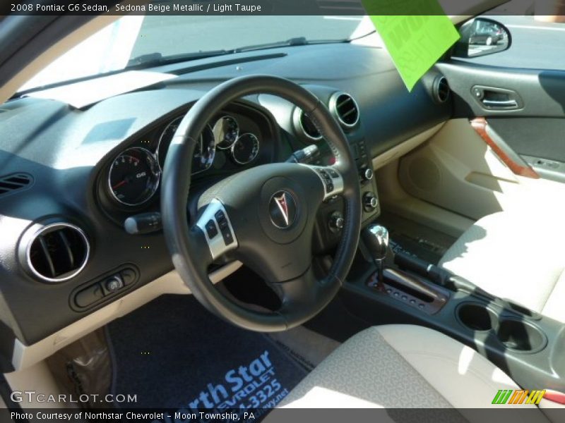 Sedona Beige Metallic / Light Taupe 2008 Pontiac G6 Sedan