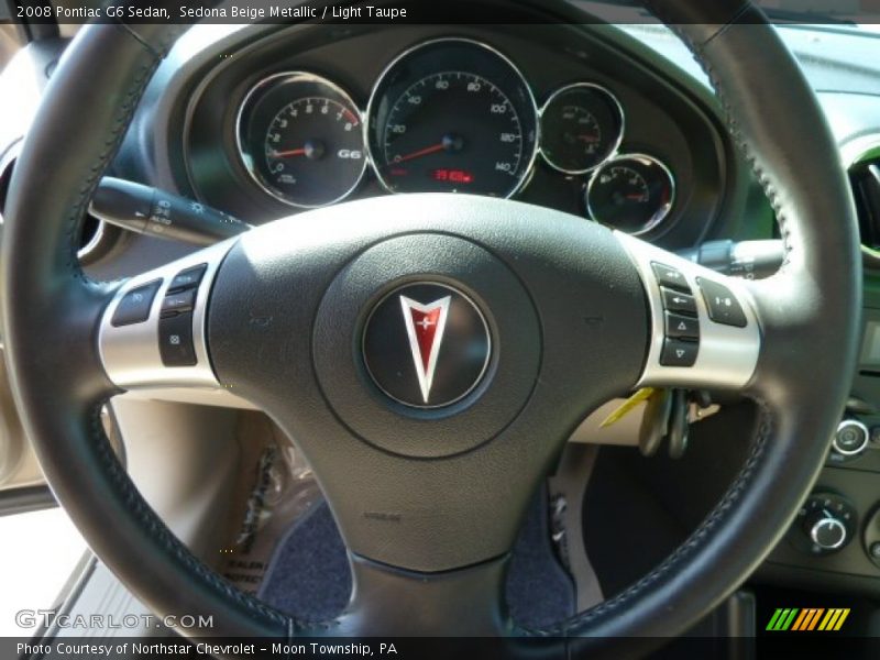 Sedona Beige Metallic / Light Taupe 2008 Pontiac G6 Sedan