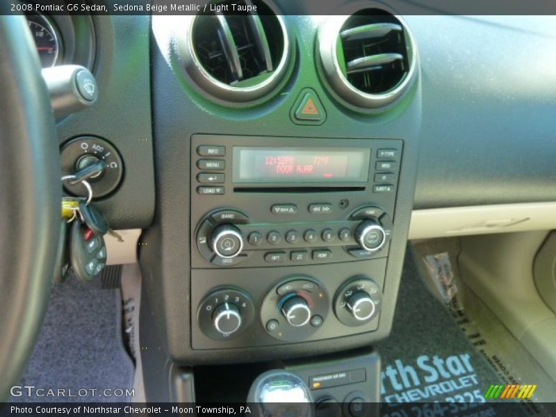 Sedona Beige Metallic / Light Taupe 2008 Pontiac G6 Sedan
