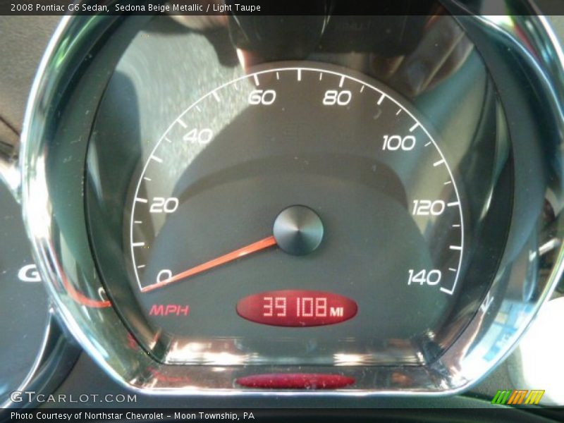 Sedona Beige Metallic / Light Taupe 2008 Pontiac G6 Sedan