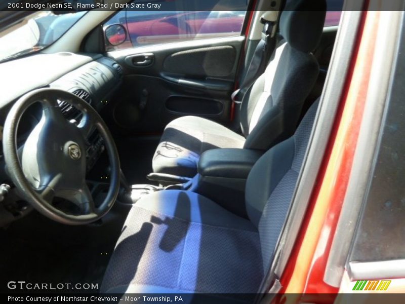 Flame Red / Dark Slate Gray 2001 Dodge Neon SE