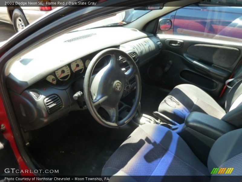 Flame Red / Dark Slate Gray 2001 Dodge Neon SE