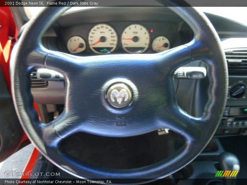 Flame Red / Dark Slate Gray 2001 Dodge Neon SE
