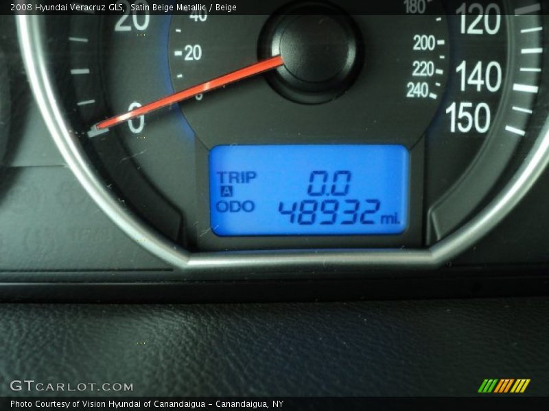 Satin Beige Metallic / Beige 2008 Hyundai Veracruz GLS