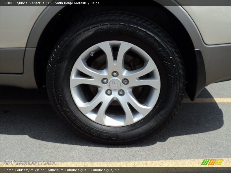 Satin Beige Metallic / Beige 2008 Hyundai Veracruz GLS