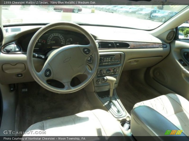 Navy Blue Metallic / Medium Oak 1999 Chevrolet Malibu LS Sedan