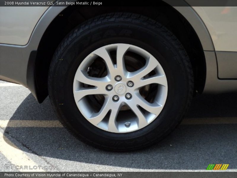 Satin Beige Metallic / Beige 2008 Hyundai Veracruz GLS