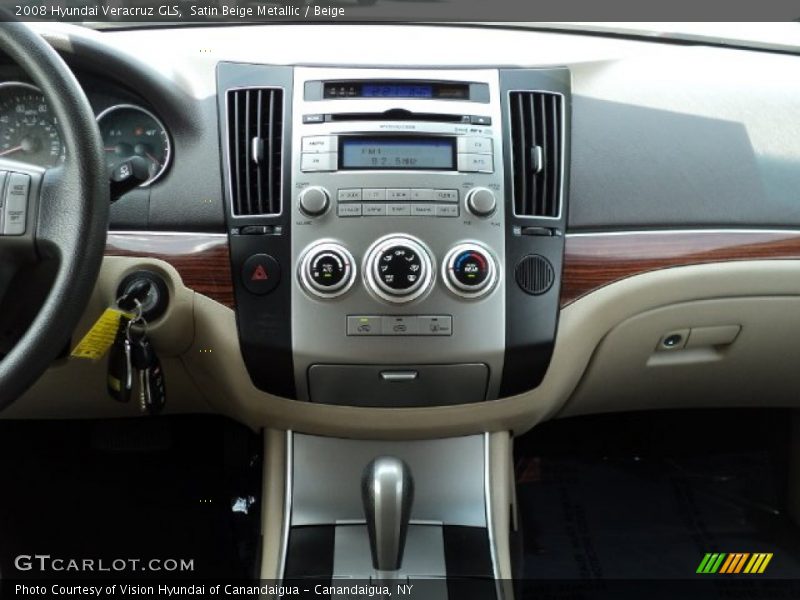Satin Beige Metallic / Beige 2008 Hyundai Veracruz GLS