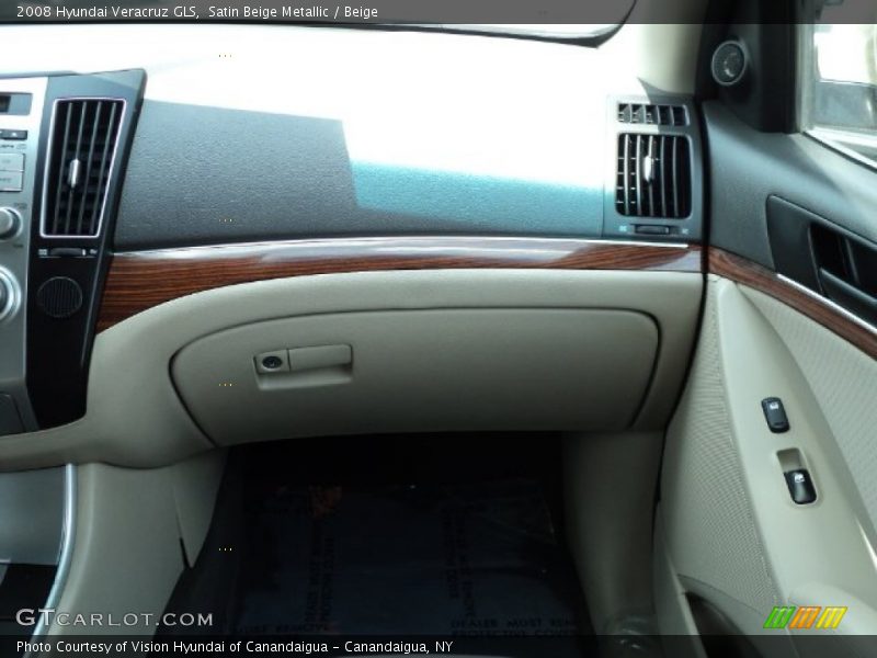 Satin Beige Metallic / Beige 2008 Hyundai Veracruz GLS
