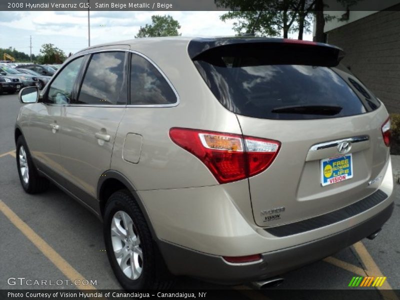 Satin Beige Metallic / Beige 2008 Hyundai Veracruz GLS