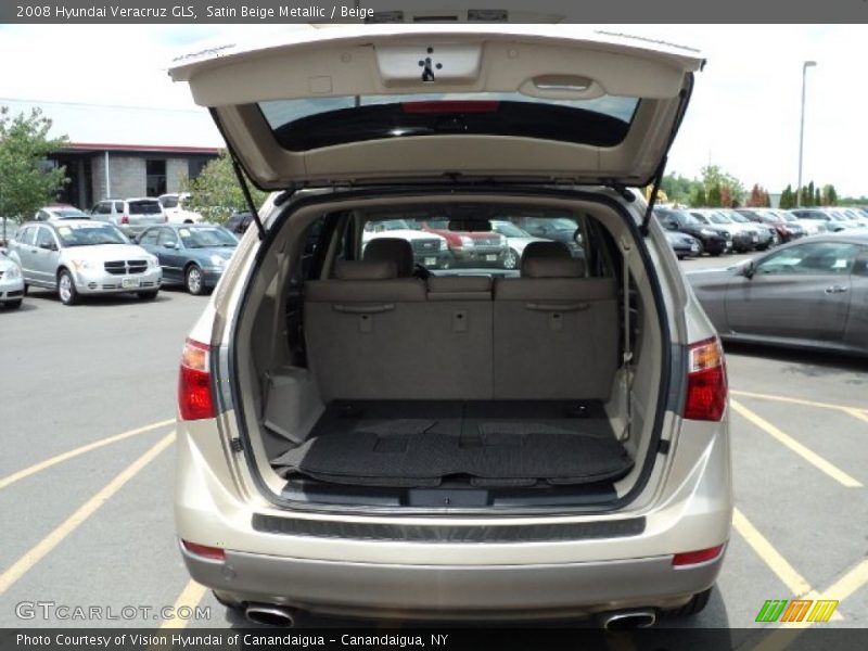 Satin Beige Metallic / Beige 2008 Hyundai Veracruz GLS