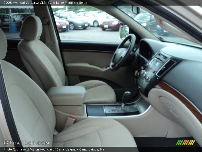 Satin Beige Metallic / Beige 2008 Hyundai Veracruz GLS