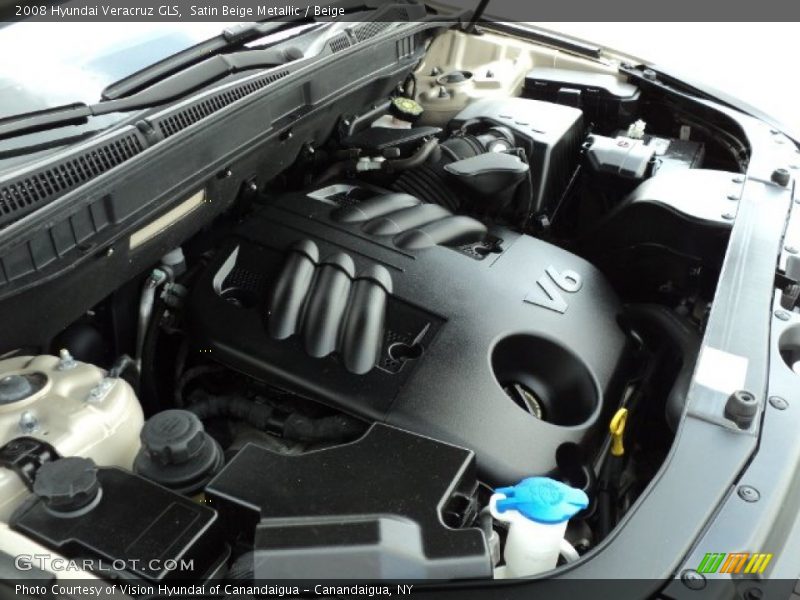 Satin Beige Metallic / Beige 2008 Hyundai Veracruz GLS