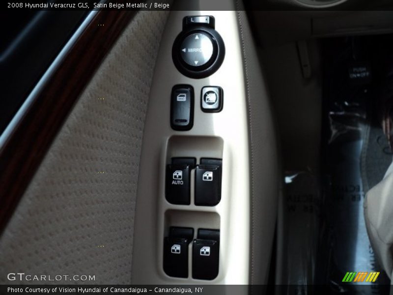 Satin Beige Metallic / Beige 2008 Hyundai Veracruz GLS