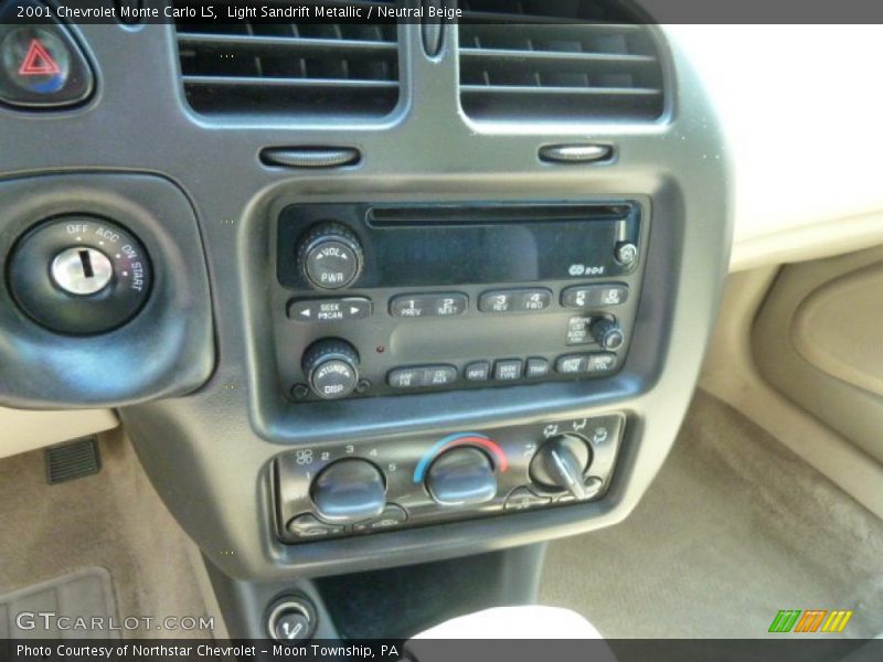 Light Sandrift Metallic / Neutral Beige 2001 Chevrolet Monte Carlo LS