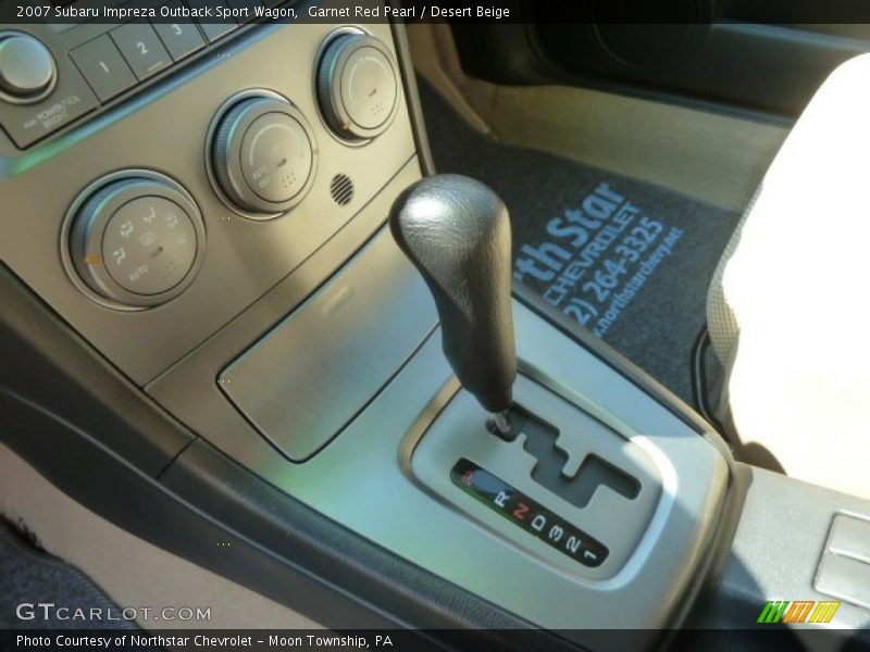 Garnet Red Pearl / Desert Beige 2007 Subaru Impreza Outback Sport Wagon