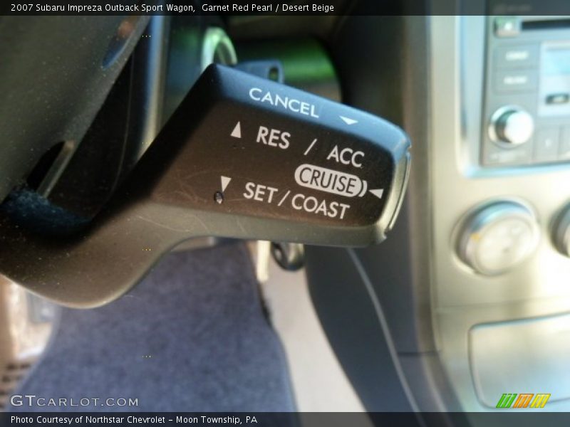 Garnet Red Pearl / Desert Beige 2007 Subaru Impreza Outback Sport Wagon
