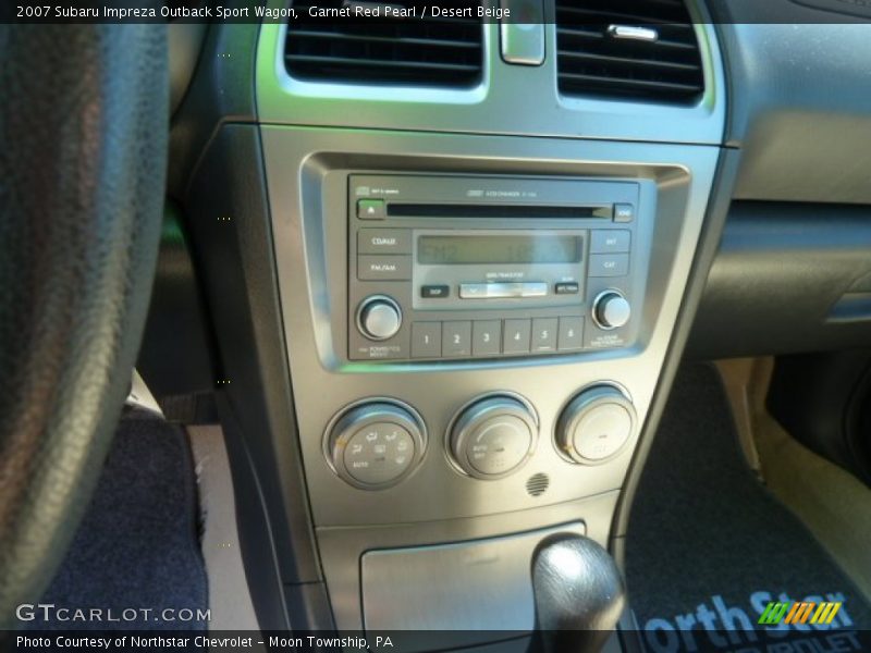 Garnet Red Pearl / Desert Beige 2007 Subaru Impreza Outback Sport Wagon