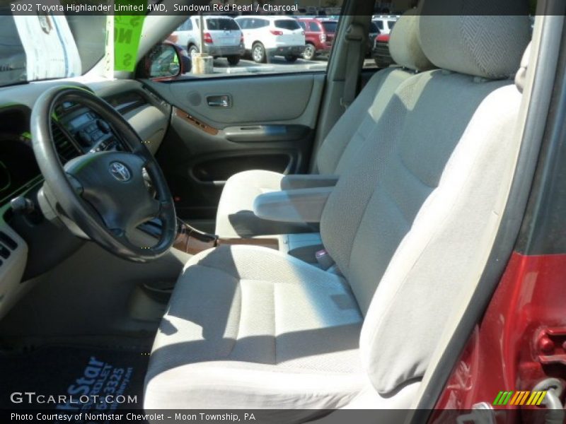 Sundown Red Pearl / Charcoal 2002 Toyota Highlander Limited 4WD