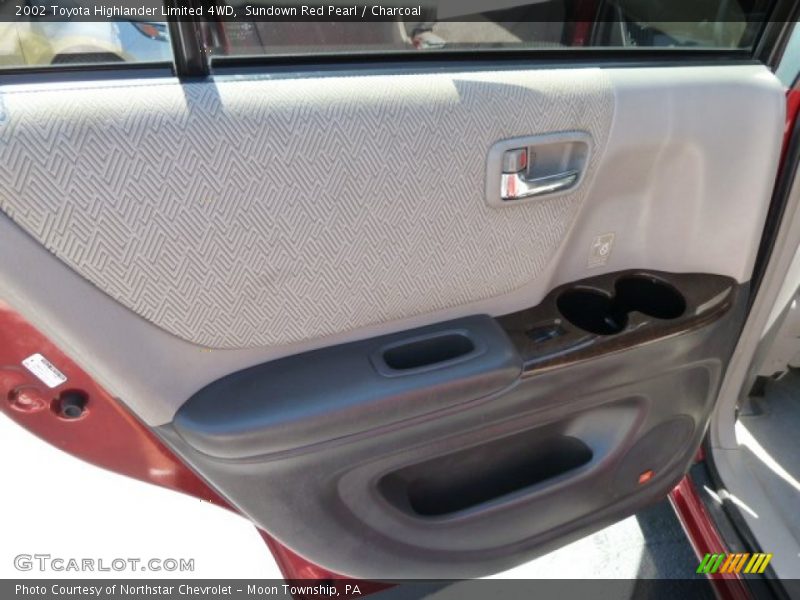 Sundown Red Pearl / Charcoal 2002 Toyota Highlander Limited 4WD