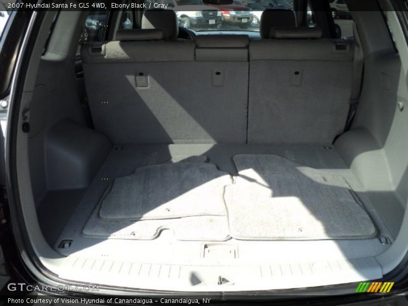 Ebony Black / Gray 2007 Hyundai Santa Fe GLS 4WD