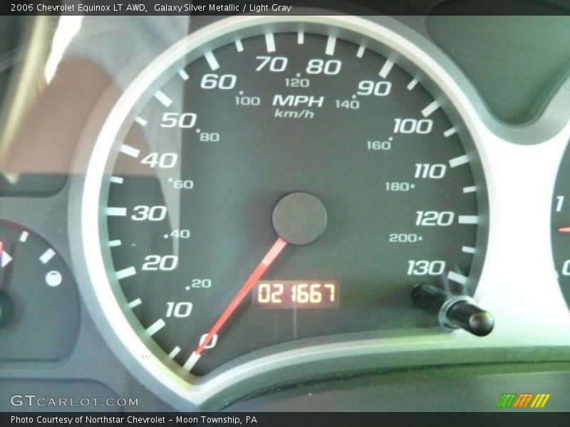 Galaxy Silver Metallic / Light Gray 2006 Chevrolet Equinox LT AWD