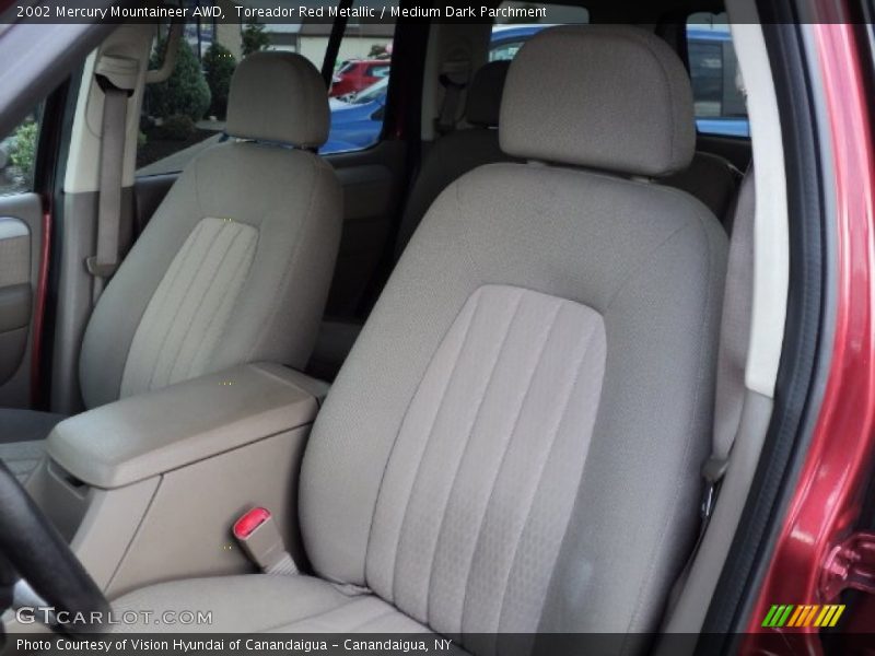 Toreador Red Metallic / Medium Dark Parchment 2002 Mercury Mountaineer AWD