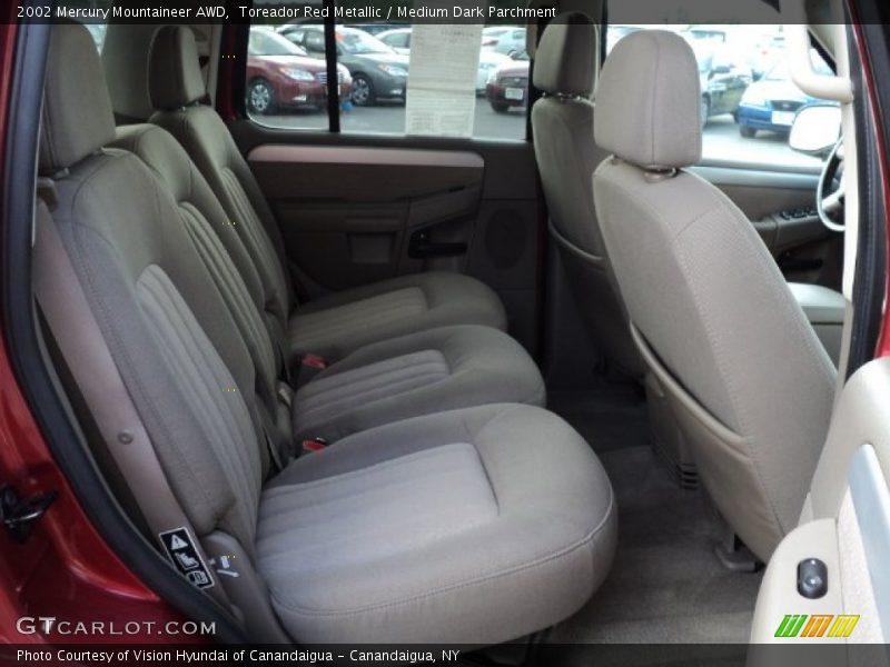 Toreador Red Metallic / Medium Dark Parchment 2002 Mercury Mountaineer AWD